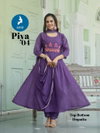 Piya By Kaya Mul Chanderi Kurti With Bottom Dupatta Orders In India
